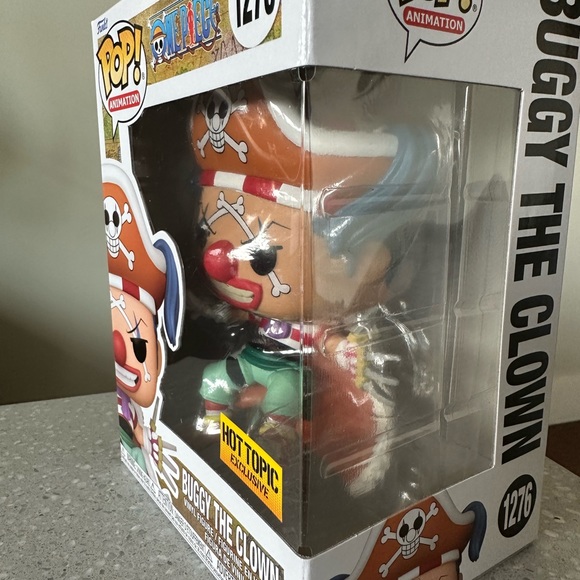 NIB One Piece Buggy the Clown Hot Topic Exclusive Funko Pop - Picture 6 of 6